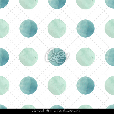 Wallpaper Mint Polka Dots