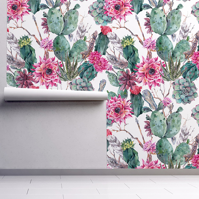 Wallpaper Flowers In Cactus