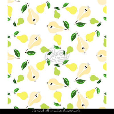 Wallpaper Happy Yellow Pears