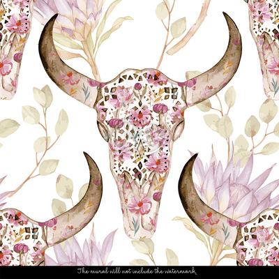 Wallpaper Pink Cow
