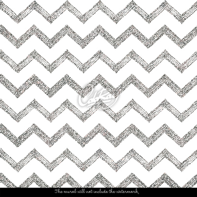 Wallpaper Silver Zigzag