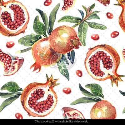 Wallpaper Juicy Pomegranates