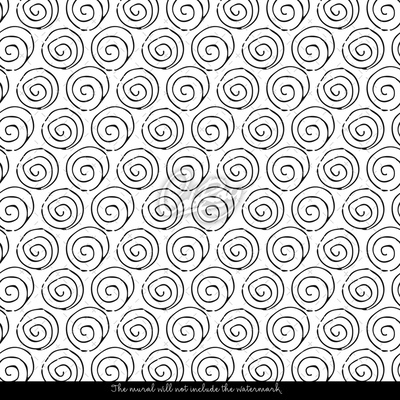 Wallpaper Squiggly Circles