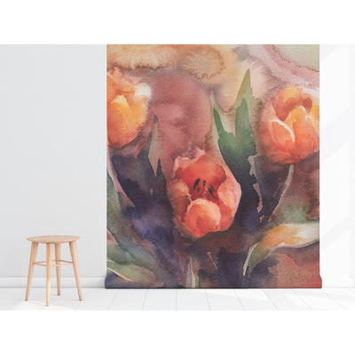 Wallpaper A Bouquet Of Tulips