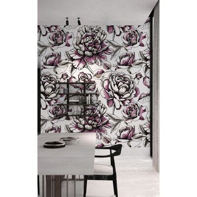 Wallpaper Fairy-Tale Purple Roses