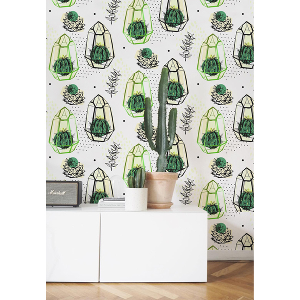 Wallpaper Cactus Lanterns