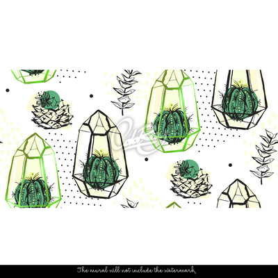 Wallpaper Cactus Lanterns