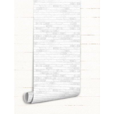 Wallpaper Brick In A Shade Of White