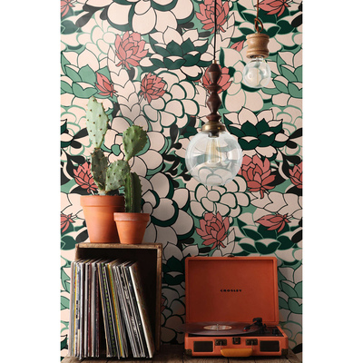 Wallpaper Juicy Blooming Cacti