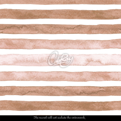 Wallpaper Brown White Stripes