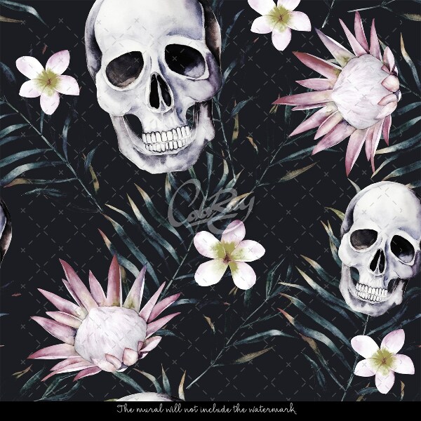 Wallpaper Floral El Muerto