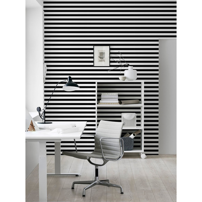 Wallpaper Black And White Vertical Stripes
