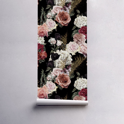 Wallpaper Romantic Bouquet Of Roses
