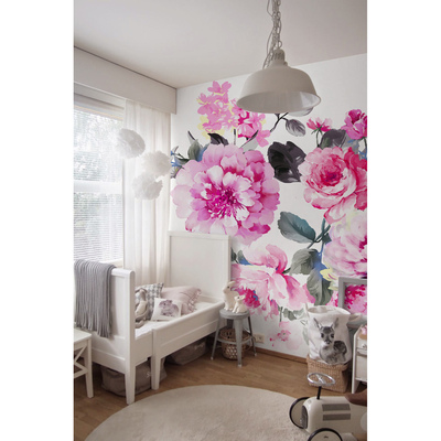 Wallpaper Flowers for the Little Elegant Girl