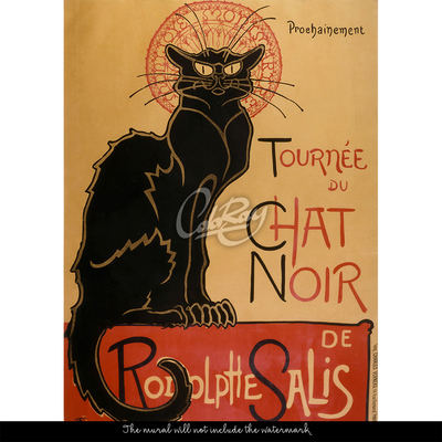 Wallpaper Cabaret Le Chat Noir