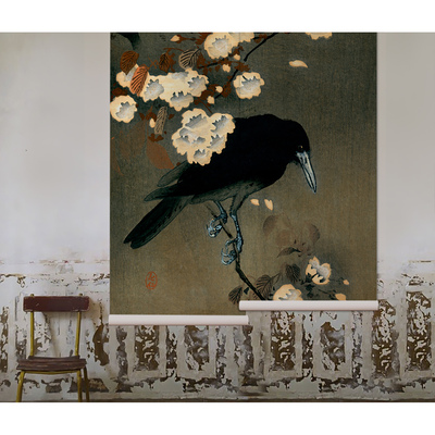 Wallpaper The Mysterious Crow On The Branch