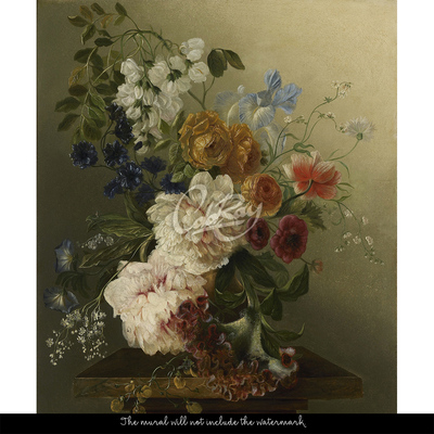 Wallpaper Baroque Bouquet