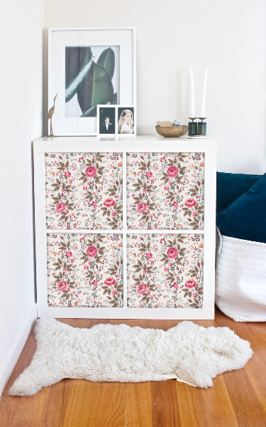 Ikea Kallax Decals Vintage Roses