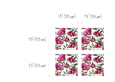 Ikea Kallax Decals Floral Colorful