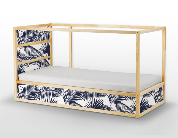 Ikea Kura Bed Decals Tropical Palm Leaf
