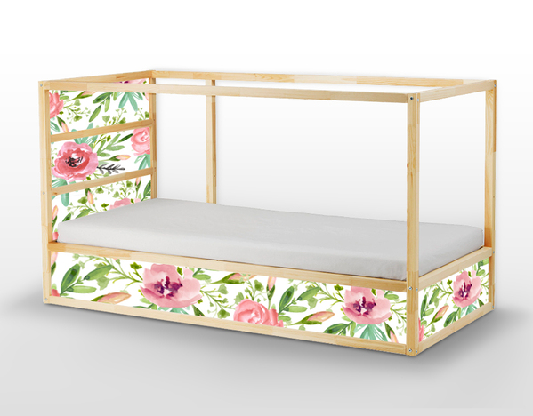 Ikea Kura Bed Decals Spring Garden Flowers