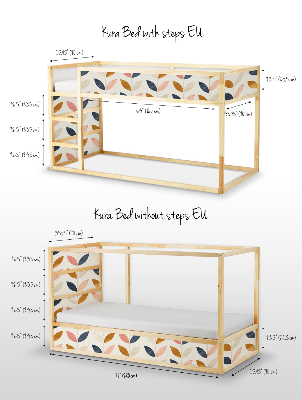 Ikea Kura Bed Decals Scandinavian Style Pattern