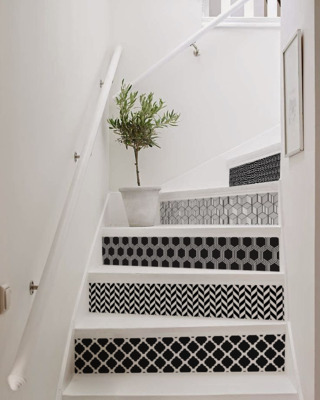 Stair decals Geometric Inspirations