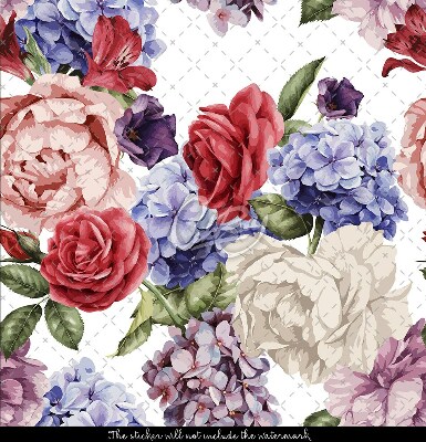 Stair decals Floral Bouquets
