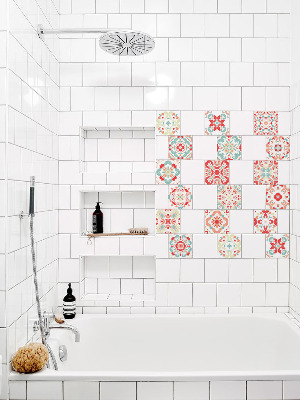 Mexican Tiles Stickers - Set of 16 tiles - Tile Decals Art for Walls K –  RoyalWallSkins