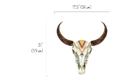 Wall decals Animal Skull