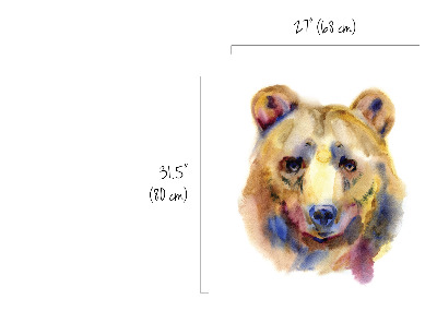 Wall decals Bear Portrait