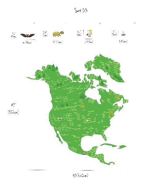 Wall decals North America