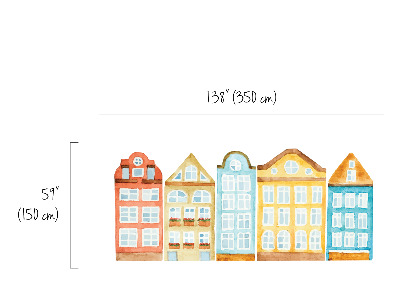 Wall decals Houses