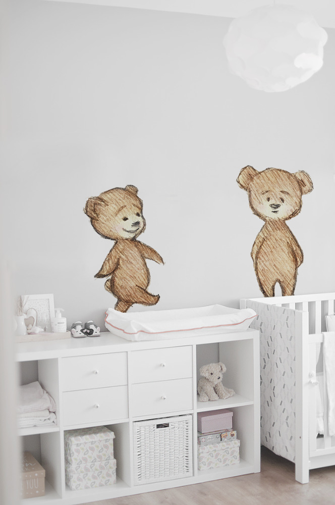 teddy wall stickers