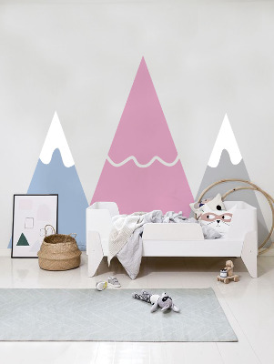 Wall decals Pastel Mountains