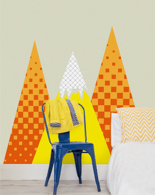 Wall decals Bright Mountains