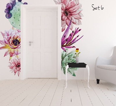 Wall decals Watercolor Cacti