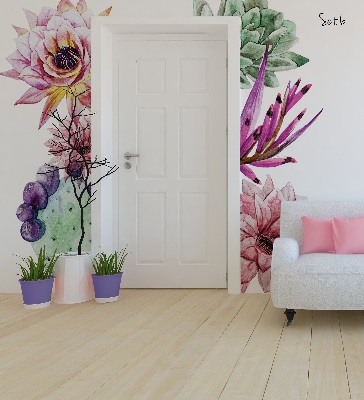 Wall decals Watercolor Cacti