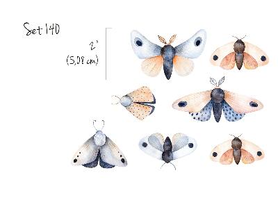 Wall decals Moth