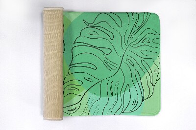 Bathroom mat Monstera Leaves