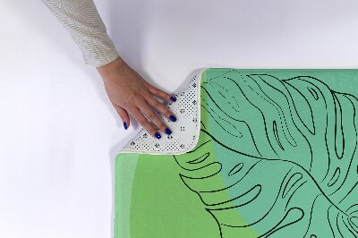 Non slip bath mat Monstera Leaves