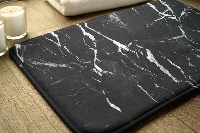 Bathmat Black marble