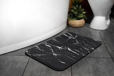 Bathmat Black marble