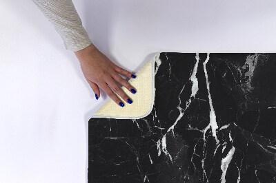 Bathmat Black marble