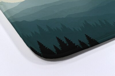 Bathroom mat Mountains and Forest