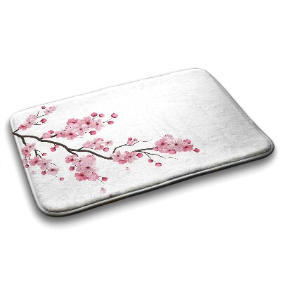 Bathroom carpet Japanese Cherry Blossoms