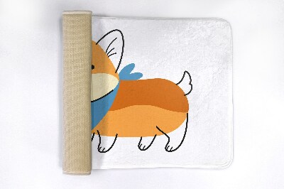 Bathroom mat Shiba Inu dog