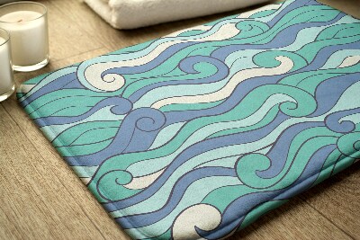 Bath rug Sea Waves