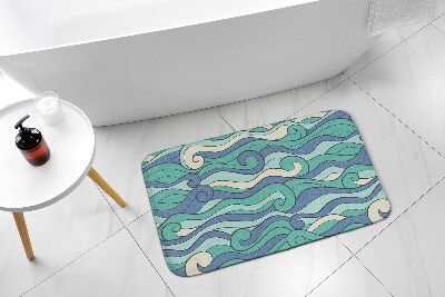 Bath rug Sea Waves