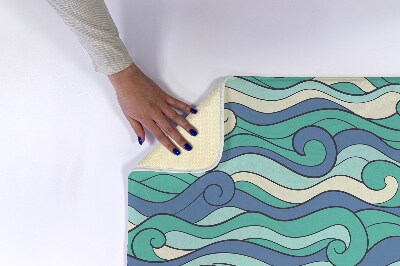 Bath rug Sea Waves